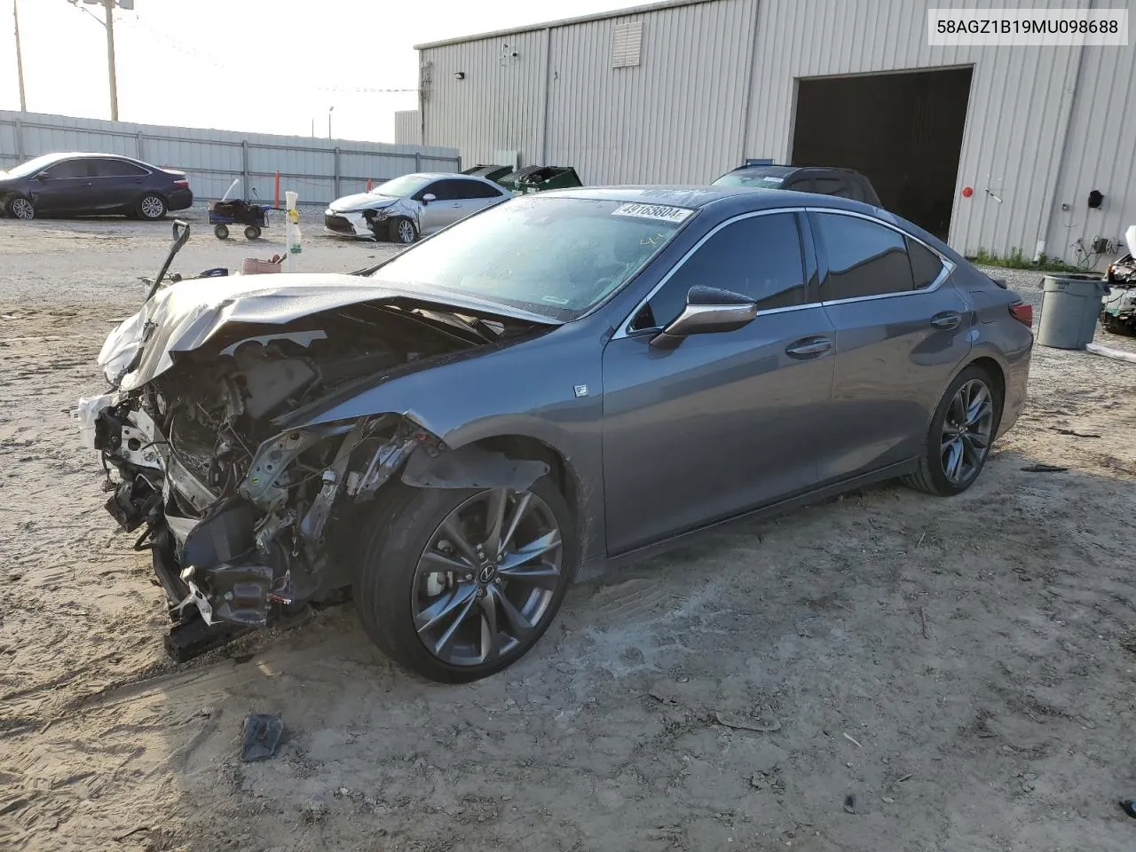 Auction sale of the 2021 Lexus ES , vin: 58AGZ1B19MU098688, lot number: 49163804