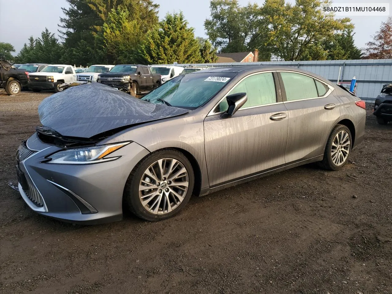 Auction sale of the 2021 Lexus ES , vin: 58ADZ1B11MU104468, lot number: 73179024