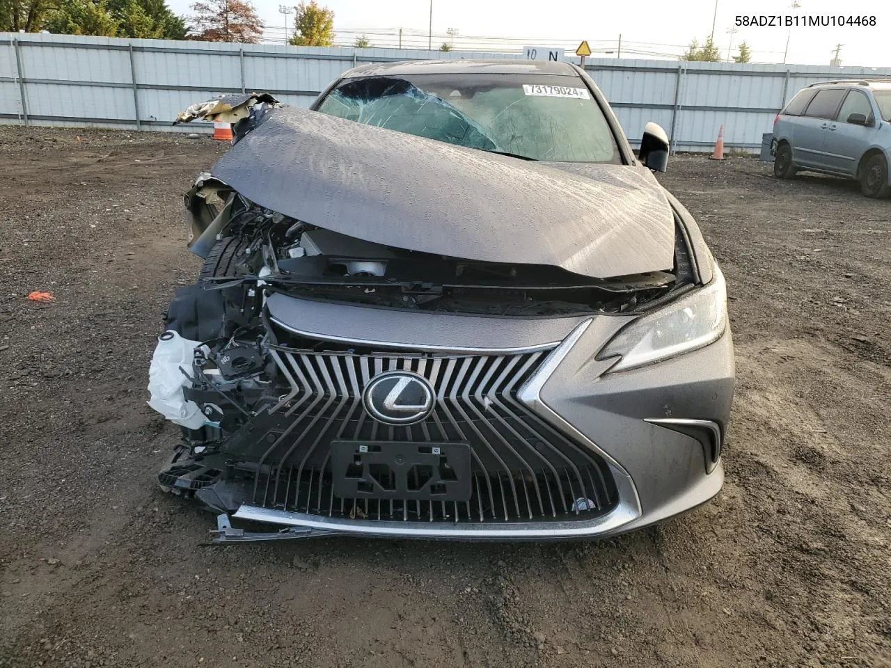 Auction sale of the 2021 Lexus ES , vin: 58ADZ1B11MU104468, lot number: 73179024