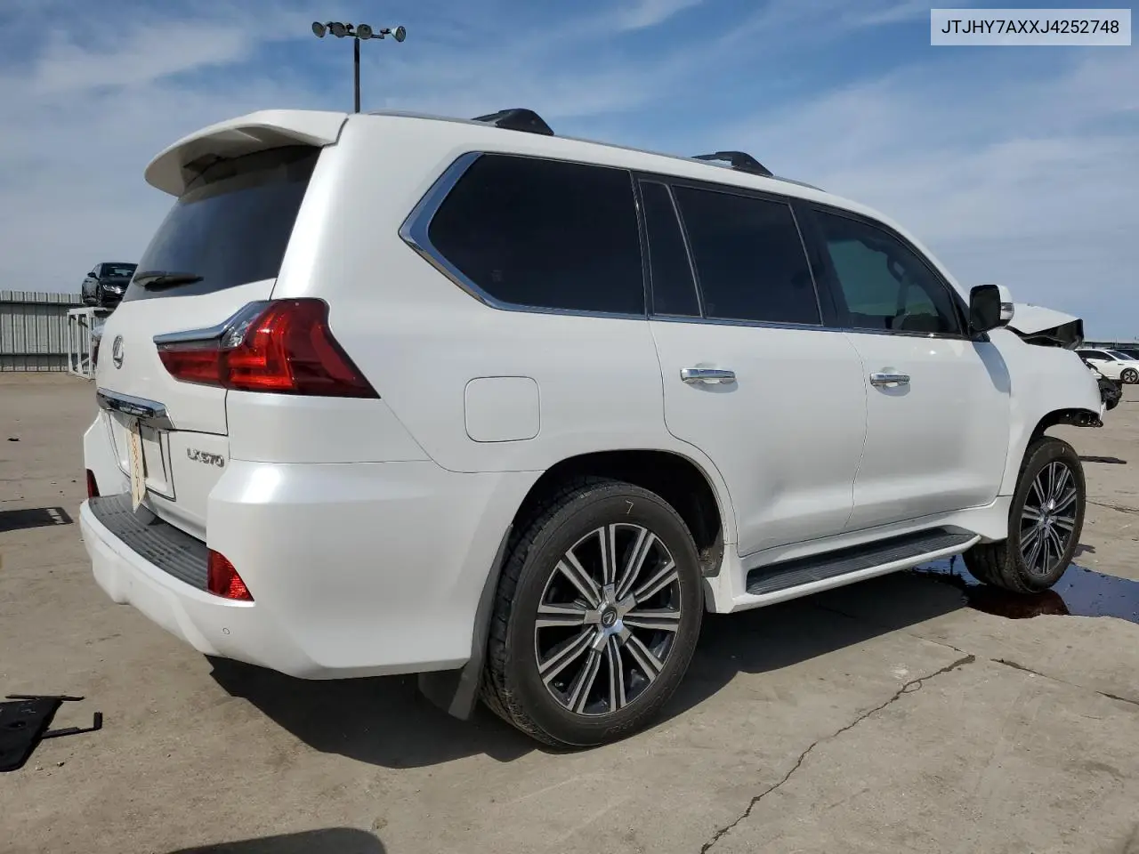 Auction sale of the 2018 Lexus LX , vin: JTJHY7AXXJ4252748, lot number: 50691355