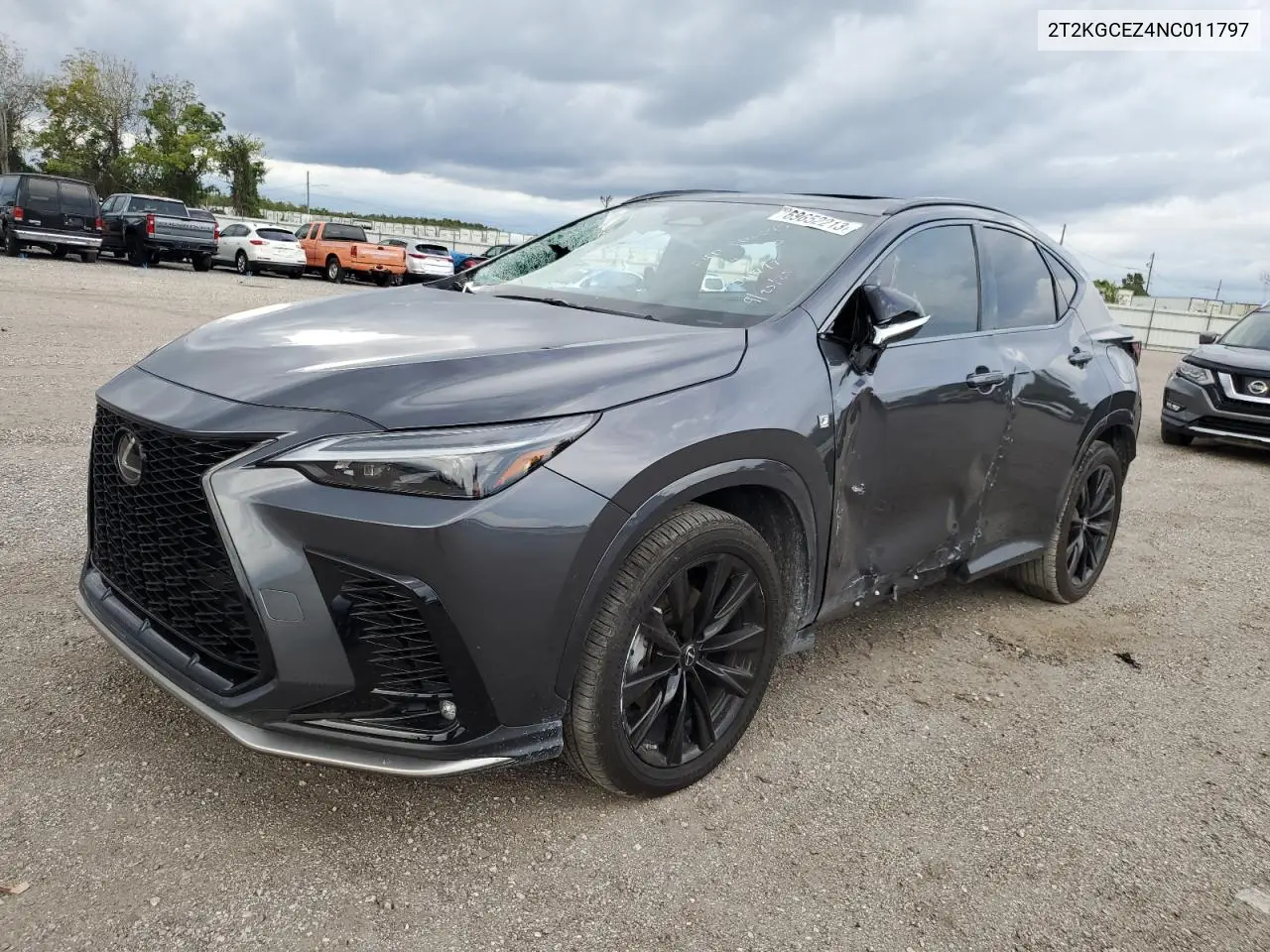 Auction sale of the 2022 Lexus NX , vin: 2T2KGCEZ4NC011797, lot number: 69652213
