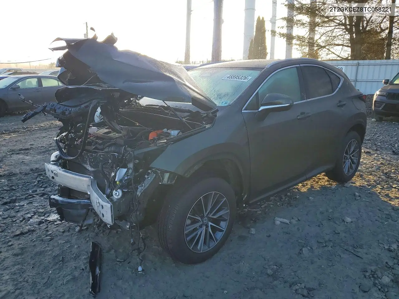 Auction sale of the 2026 Lexus NX , vin: 2T2GKCEZ8TC058221, lot number: 45595326