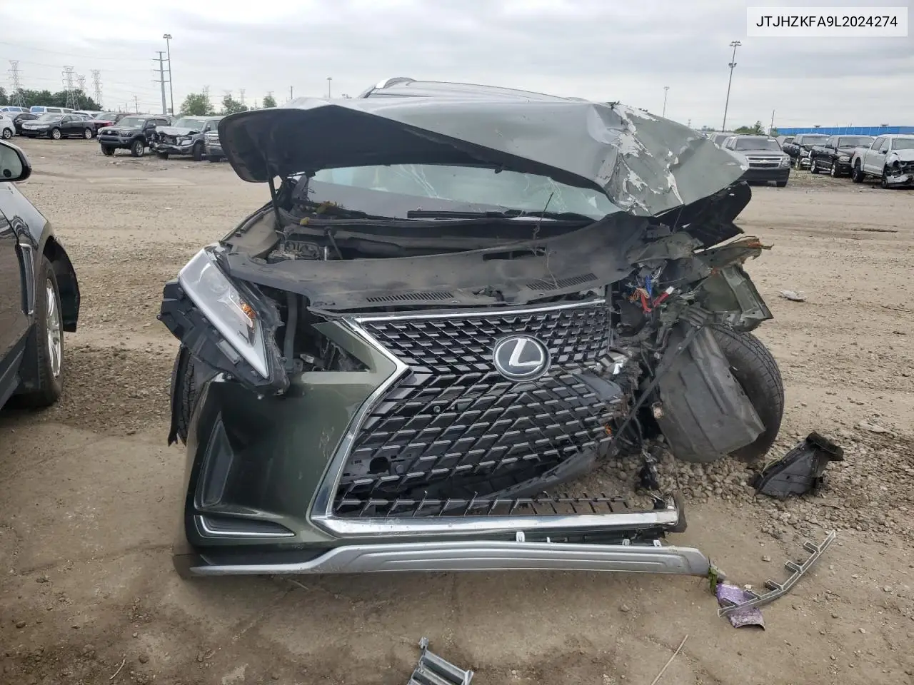 Auction sale of the 2020 Lexus RX , vin: JTJHZKFA9L2024274, lot number: 69929465