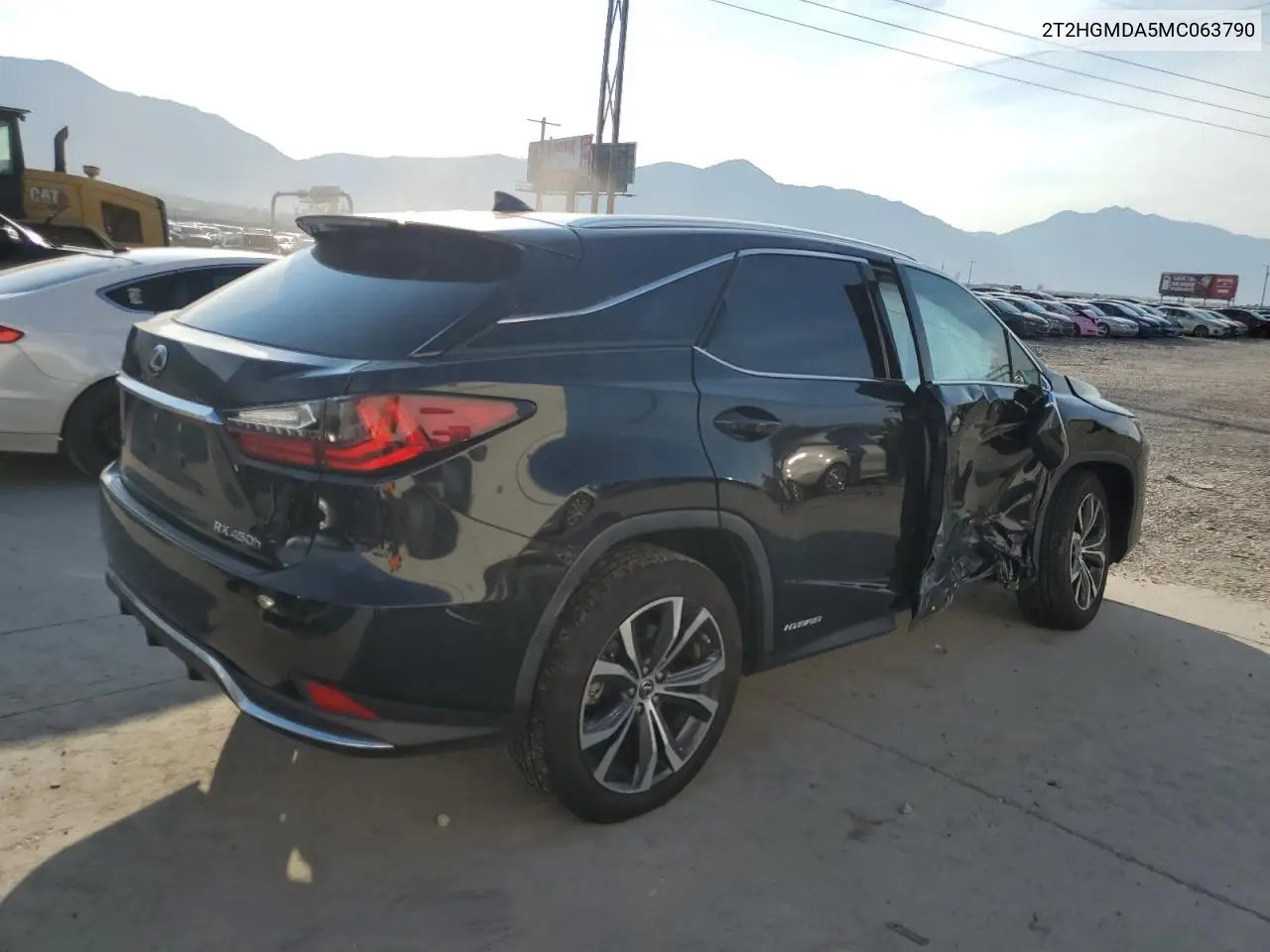 Auction sale of the 2021 Lexus RX , vin: 2T2HGMDA5MC063790, lot number: 71232375