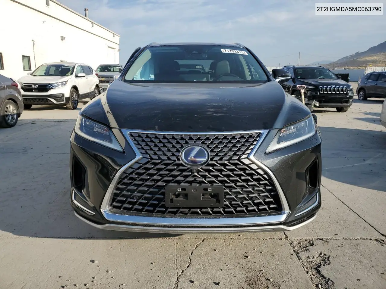 Auction sale of the 2021 Lexus RX , vin: 2T2HGMDA5MC063790, lot number: 71232375