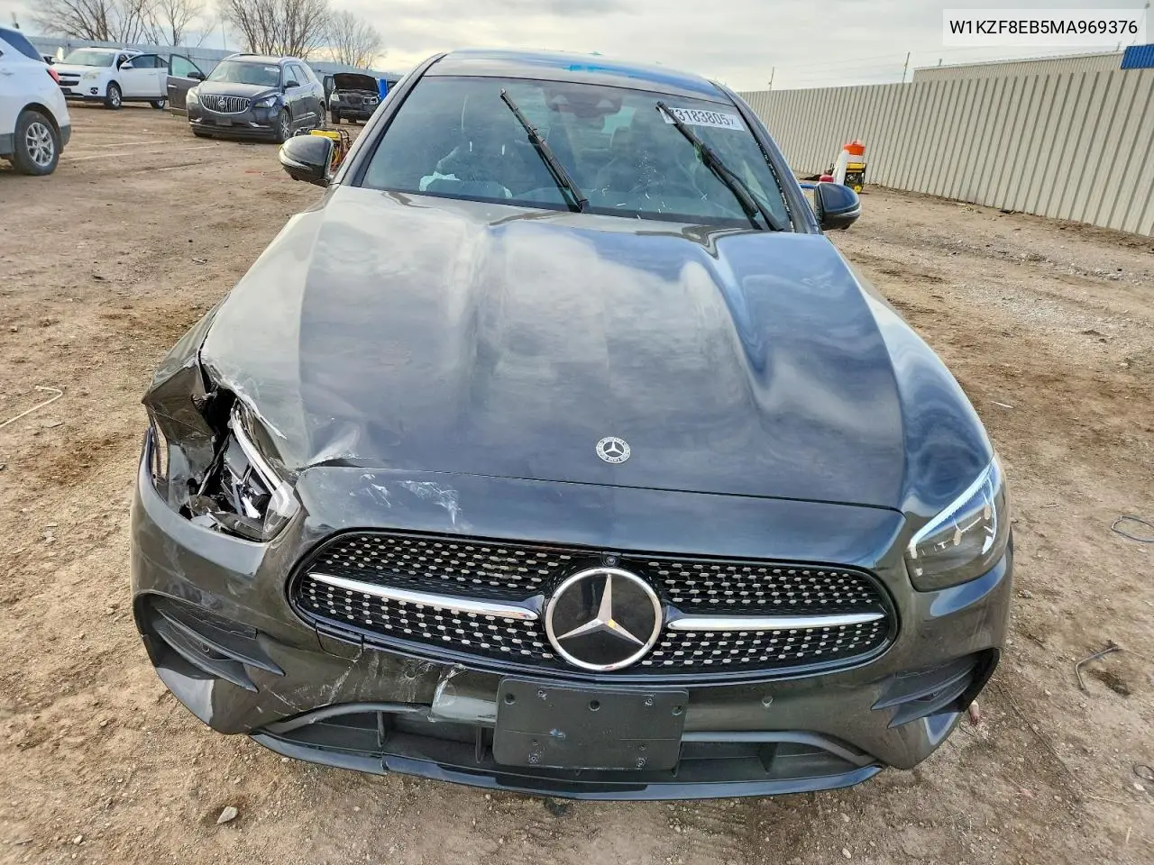 Auction sale of the 2021 Mercedes Benz E klasse , vin: W1KZF8EB5MA969376, lot number: 73183805