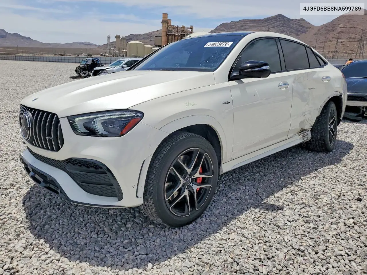 Auction sale of the 2022 Mercedes Benz GLE , vin: 4JGFD6BB8NA599789, lot number: 54885076