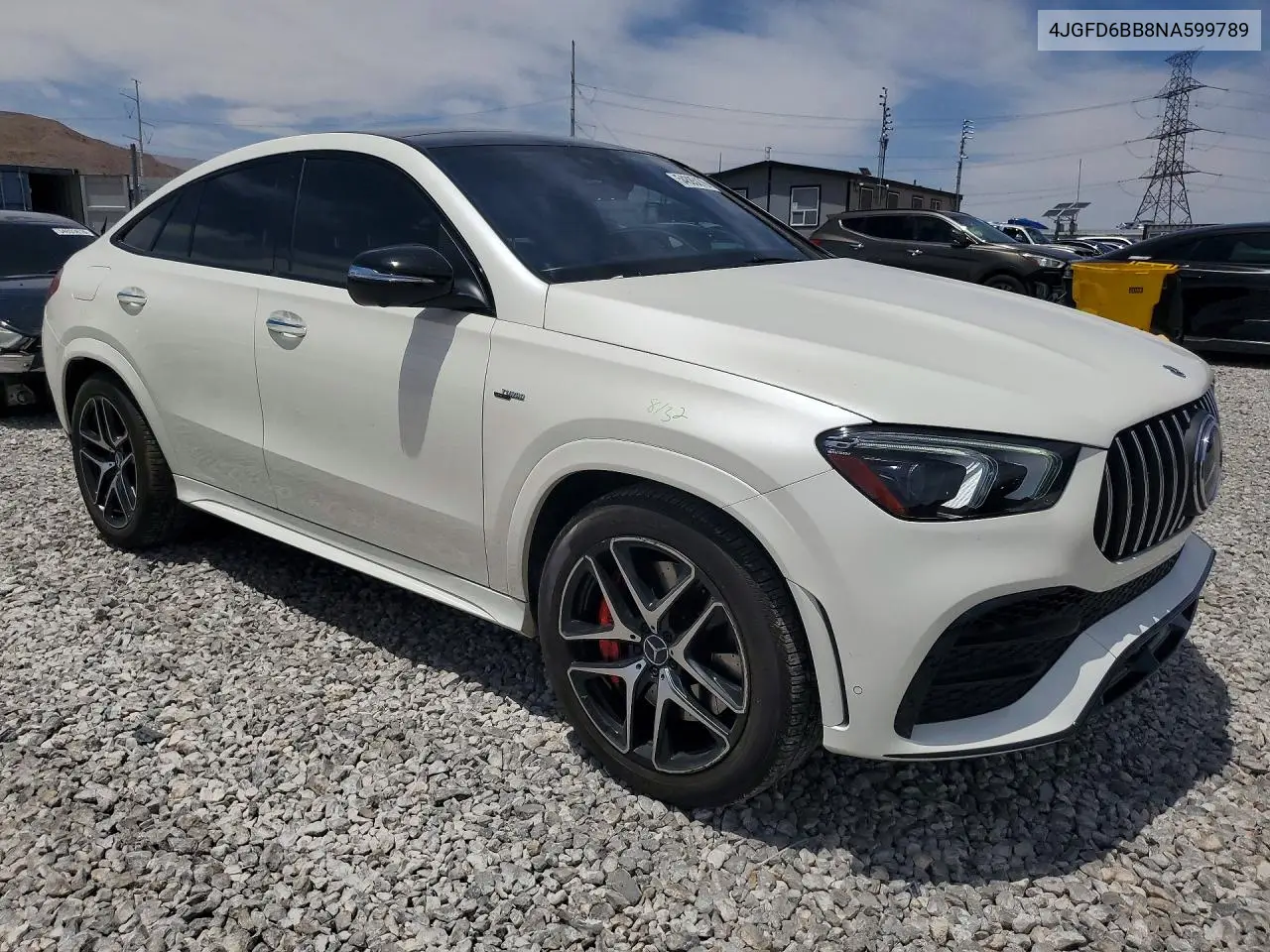 Auction sale of the 2022 Mercedes Benz GLE , vin: 4JGFD6BB8NA599789, lot number: 54885076