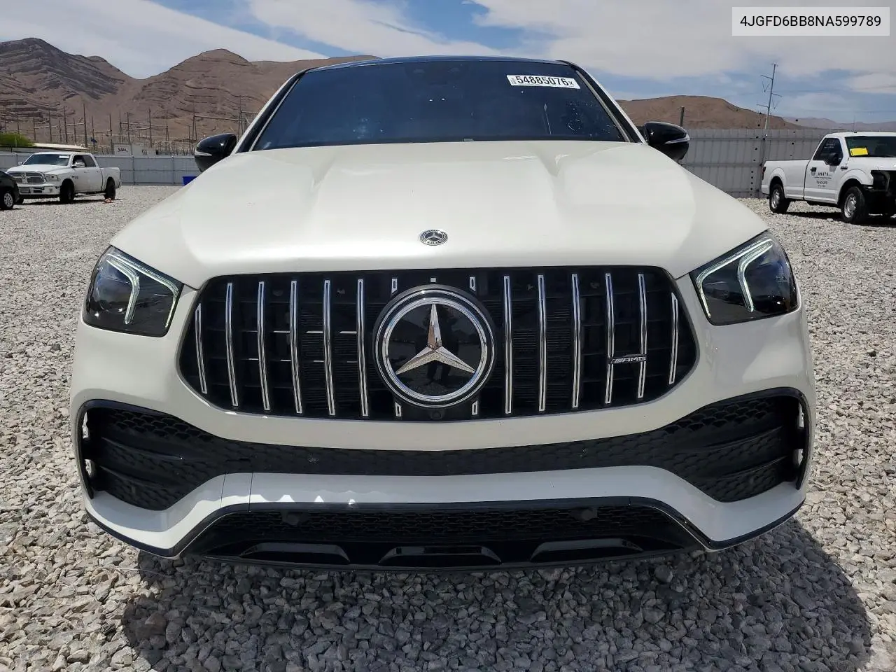 Auction sale of the 2022 Mercedes Benz GLE , vin: 4JGFD6BB8NA599789, lot number: 54885076