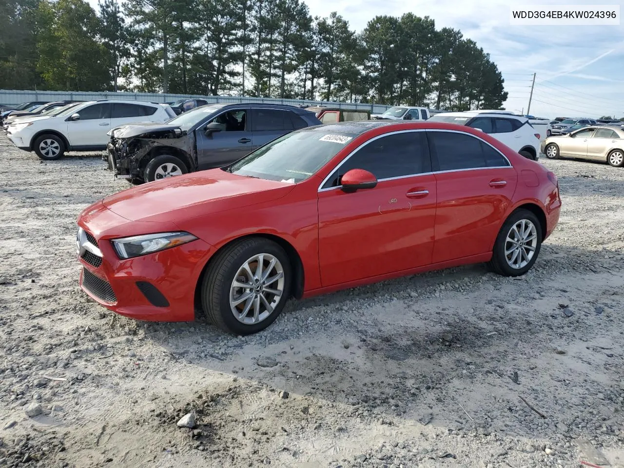 Auction sale of the 2019 Mercedes Benz A klasse , vin: WDD3G4EB4KW024396, lot number: 69204643
