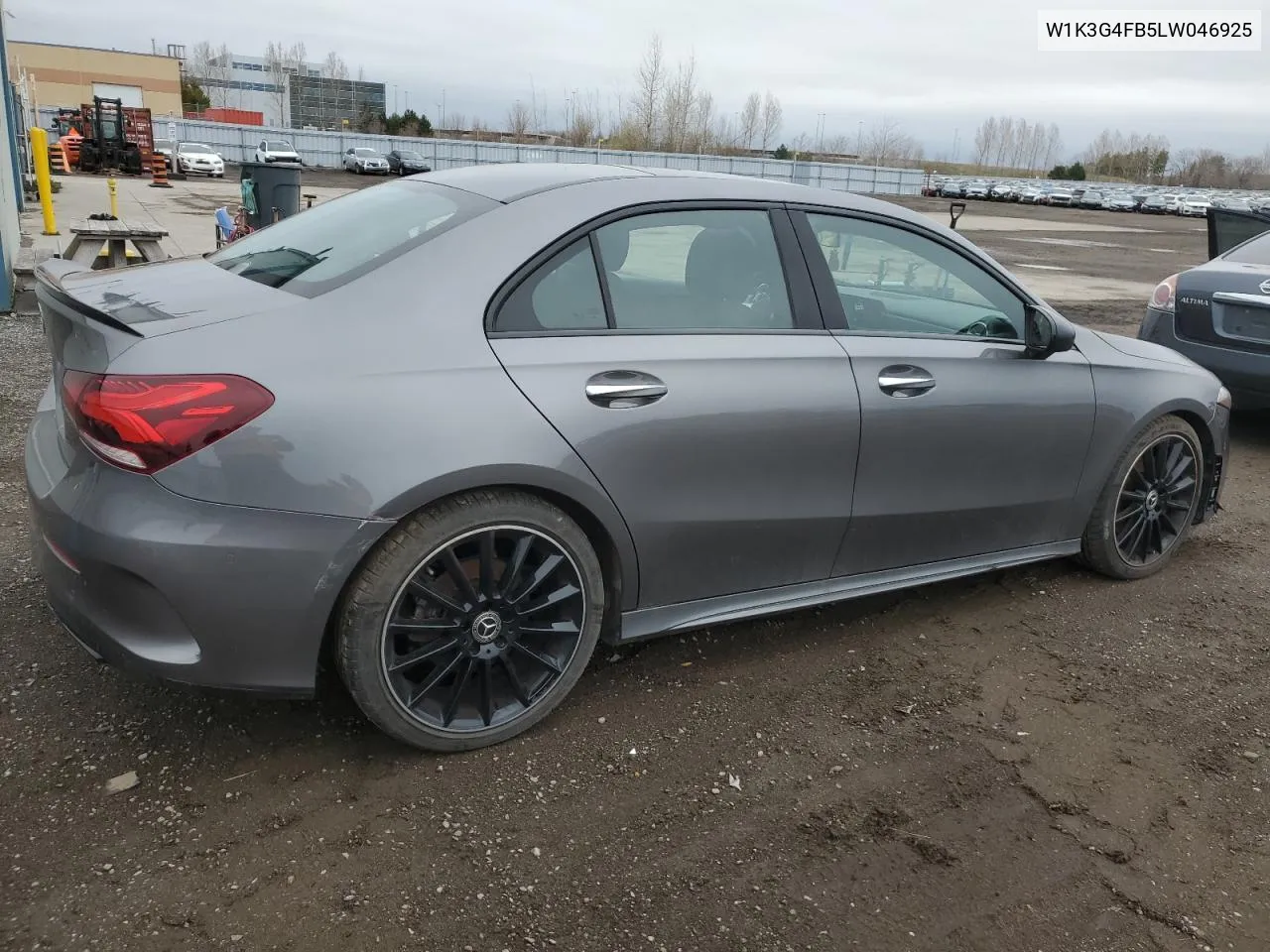Auction sale of the 2020 Mercedes Benz A klasse , vin: W1K3G4FB5LW046925, lot number: 51093964