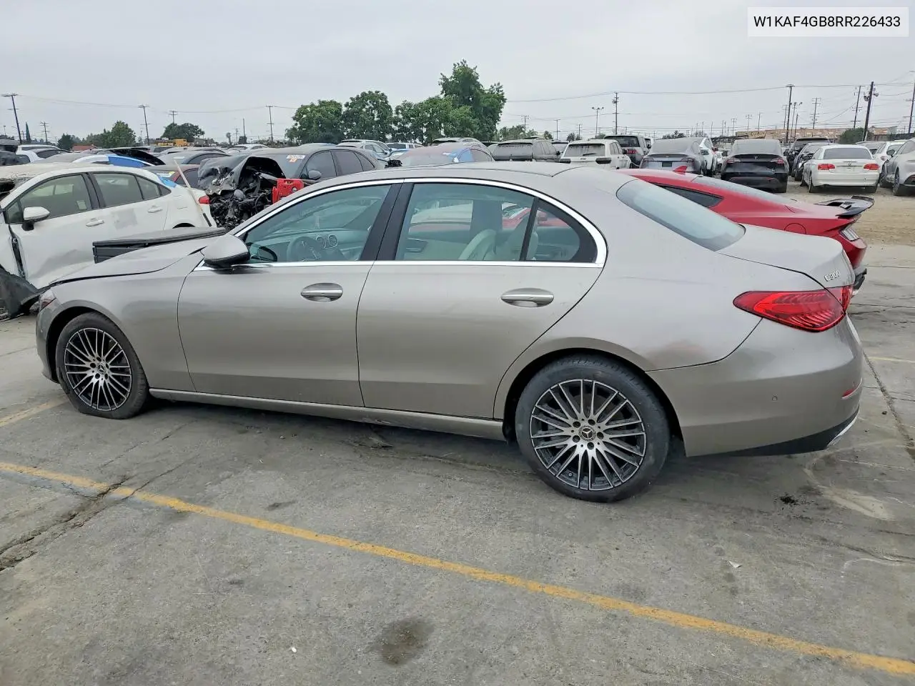 Auction sale of the 2024 Mercedes Benz C klasse , vin: W1KAF4GB8RR226433, lot number: 58961086