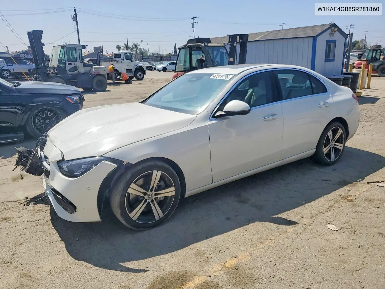 Auction sale of the 2025 Mercedes Benz C klasse , vin: W1KAF4GB8SR281860, lot number: 47319186