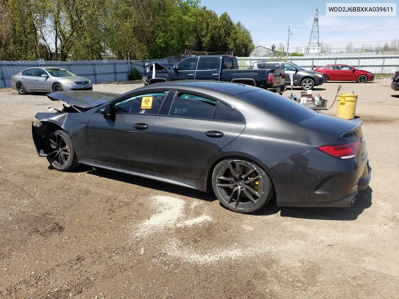 Auction sale of the 2019 Mercedes Benz CLC klasse , vin: WDD2J6BBXKA039611, lot number: 55147015