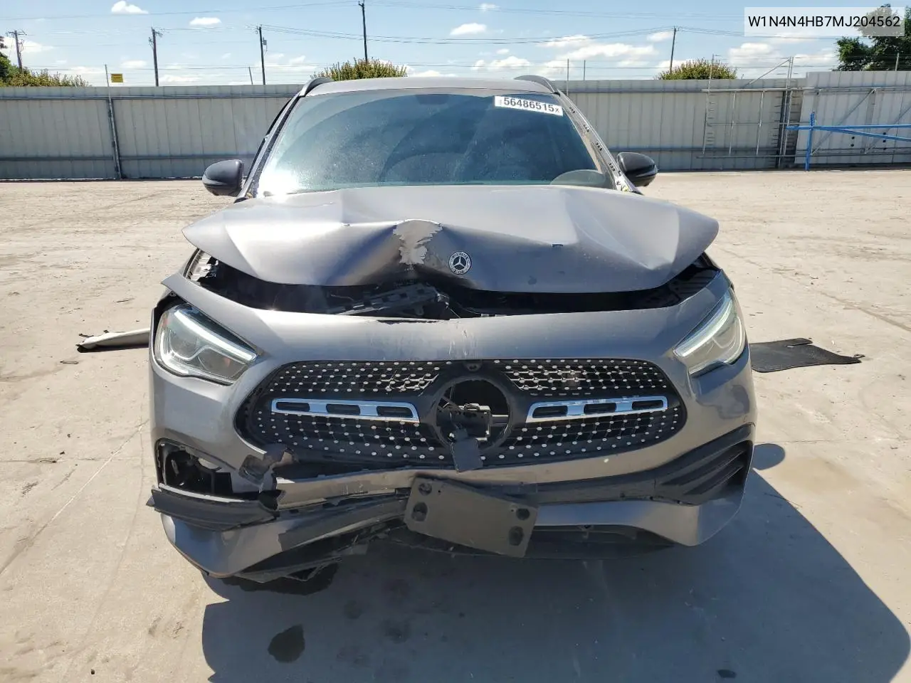 Auction sale of the 2021 Mercedes Benz GLA klasse , vin: W1N4N4HB7MJ204562, lot number: 56486515