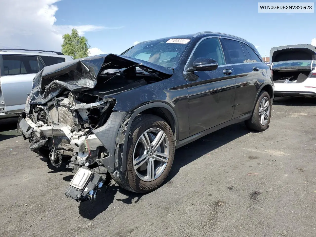 Auction sale of the 2022 Mercedes Benz GLC , vin: W1N0G8DB3NV325928, lot number: 71693225