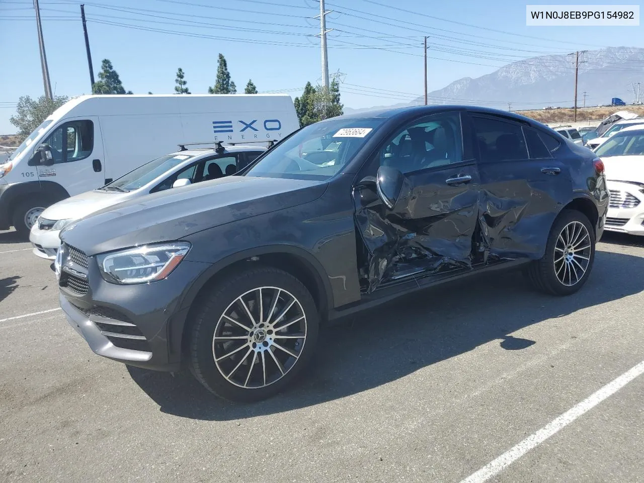 Auction sale of the 2023 Mercedes Benz GLC , vin: W1N0J8EB9PG154982, lot number: 72963664