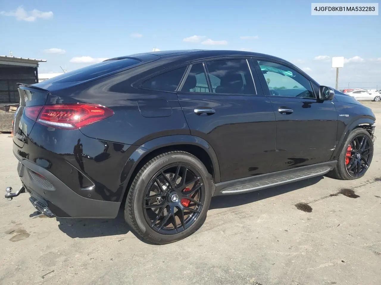Auction sale of the 2021 Mercedes Benz GLE , vin: 4JGFD8KB1MA532283, lot number: 53980545