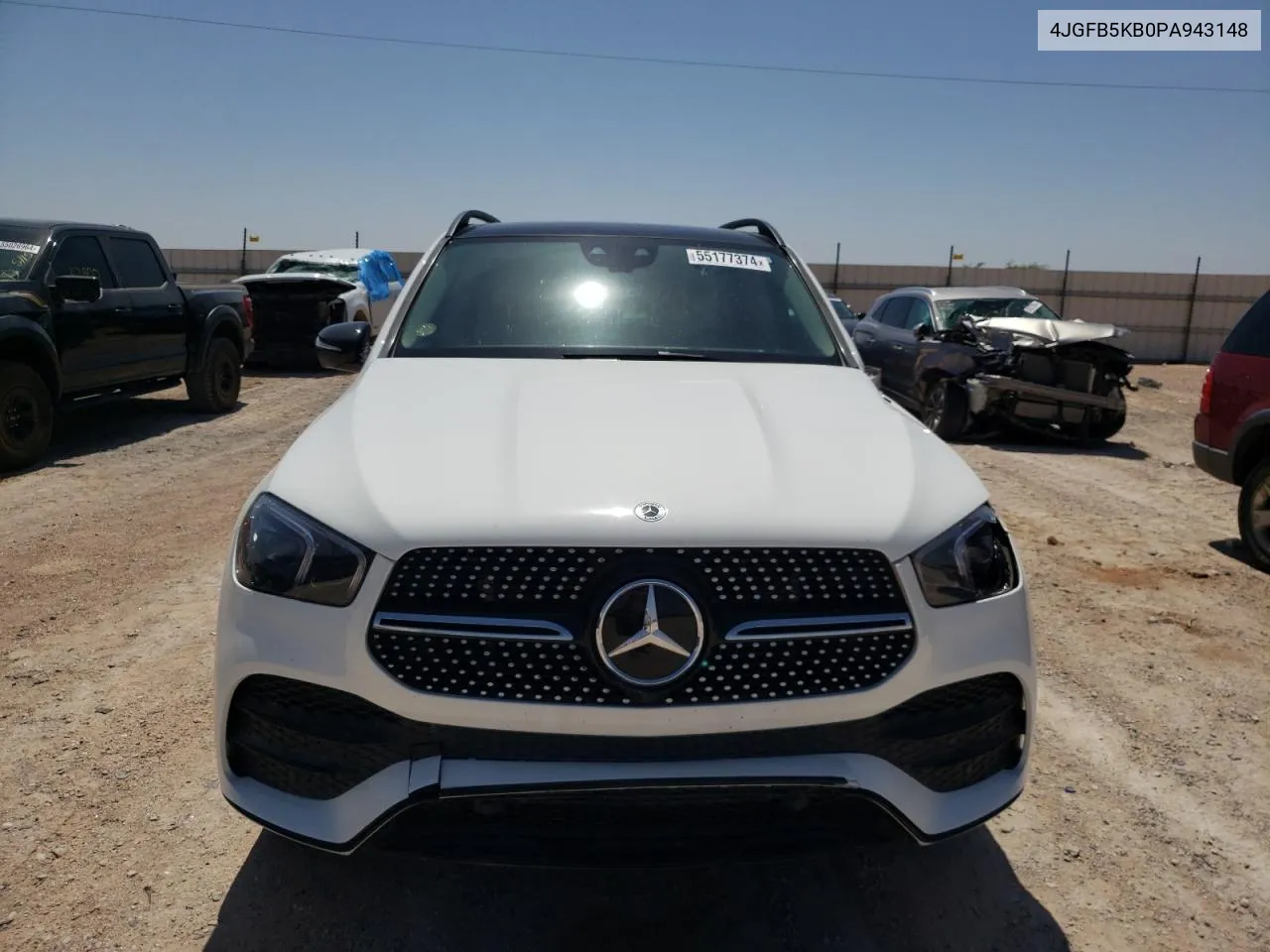 Auction sale of the 2023 Mercedes Benz GLE , vin: 4JGFB5KB0PA943148, lot number: 55177374