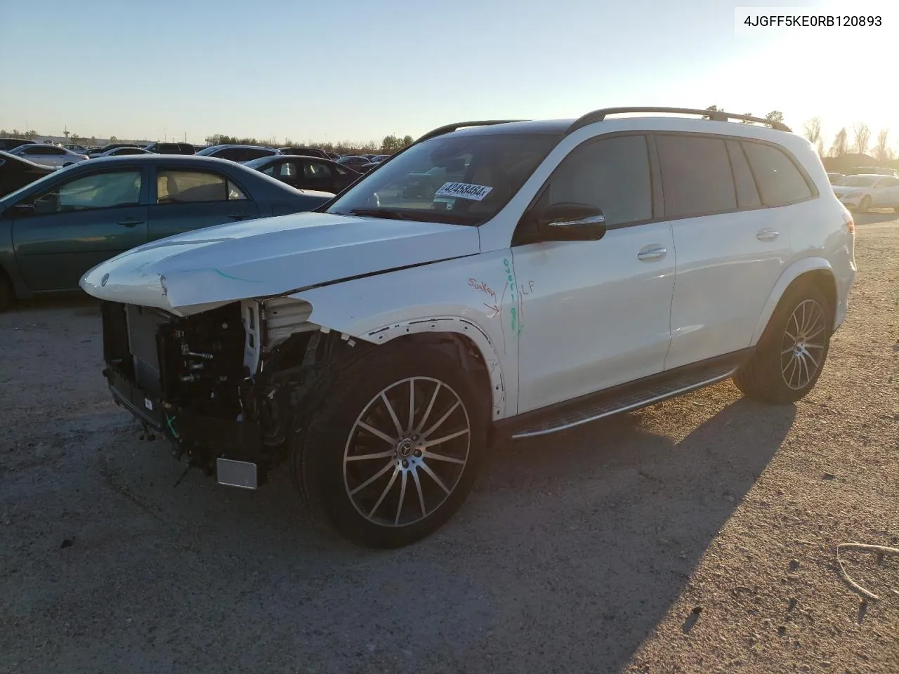Auction sale of the 2024 Mercedes Benz GLS klasse , vin: 4JGFF5KE0RB120893, lot number: 42458464