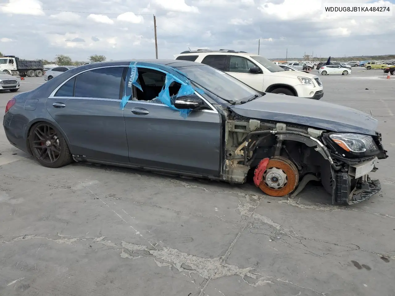Auction sale of the 2019 Mercedes Benz S klasse , vin: WDDUG8JB1KA484274, lot number: 76652314