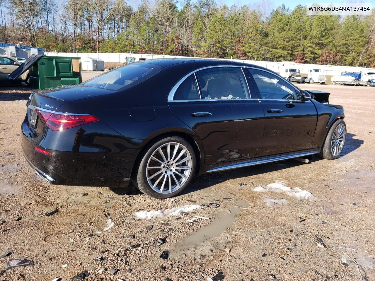 Auction sale of the 2022 Mercedes Benz S klasse , vin: W1K6G6DB4NA137454, lot number: 78715043