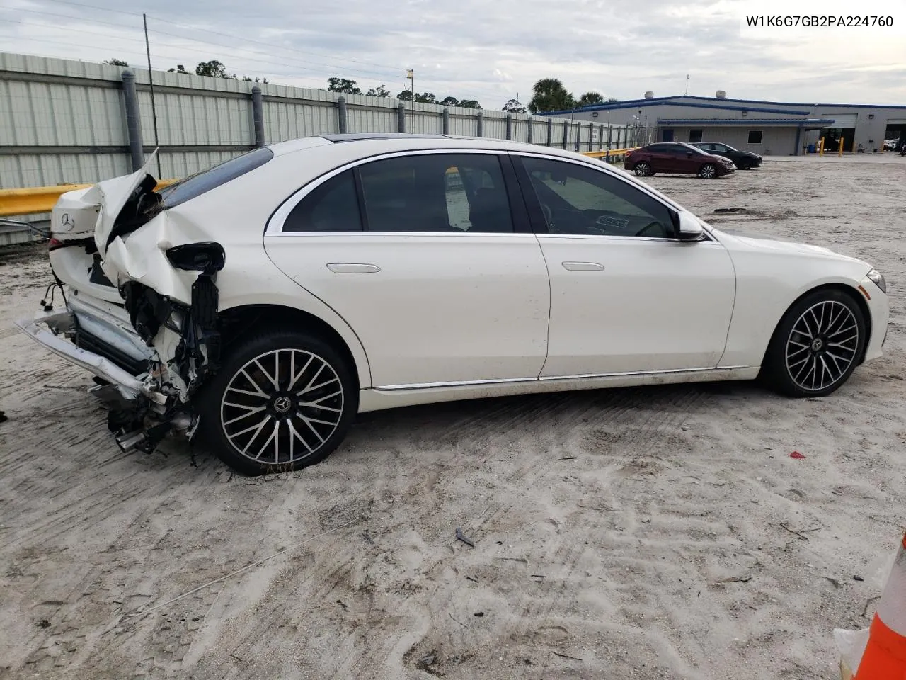 Auction sale of the 2023 Mercedes Benz S klasse , vin: W1K6G7GB2PA224760, lot number: 37286854