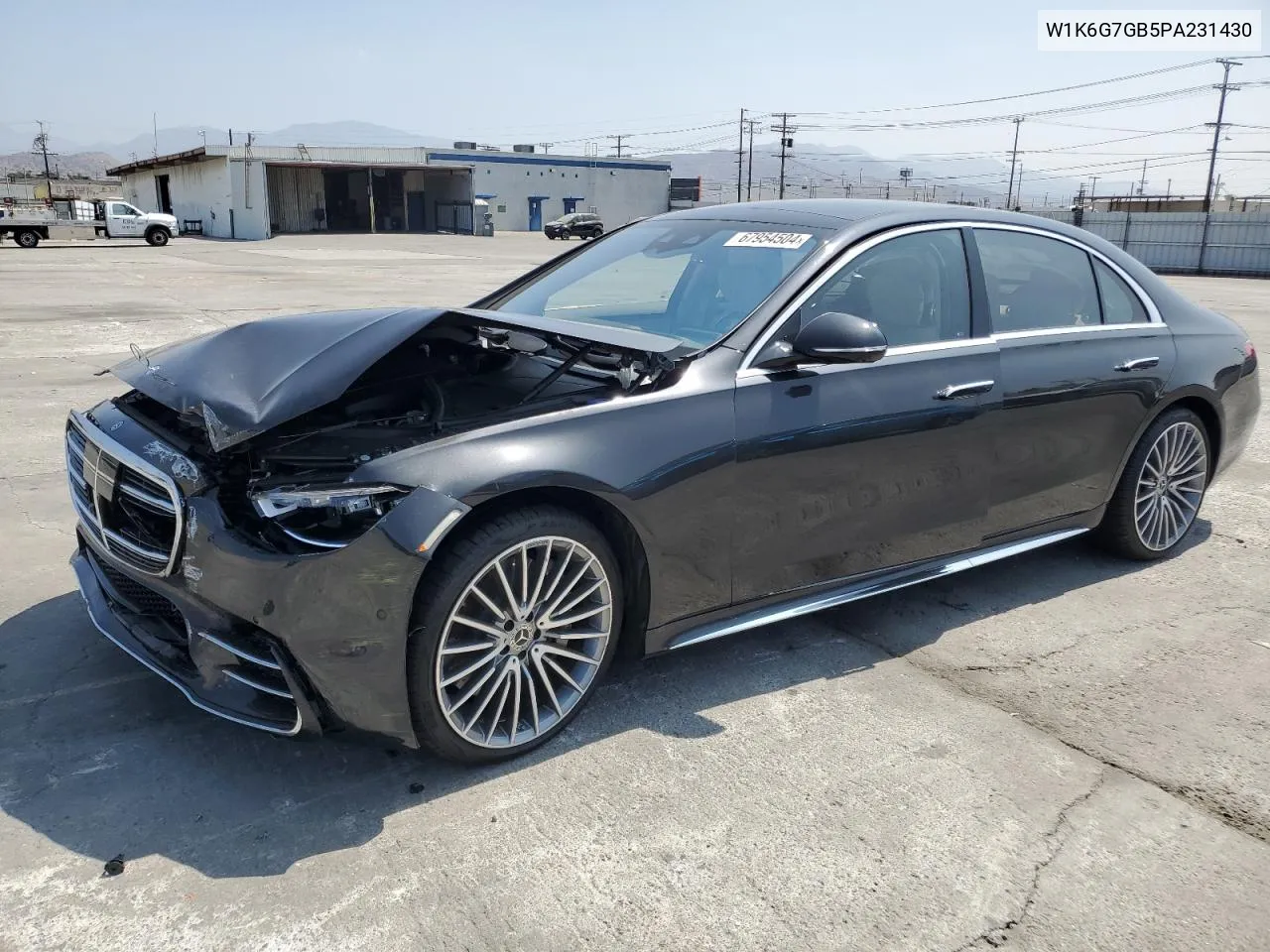 Auction sale of the 2023 Mercedes Benz S klasse , vin: W1K6G7GB5PA231430, lot number: 67954504