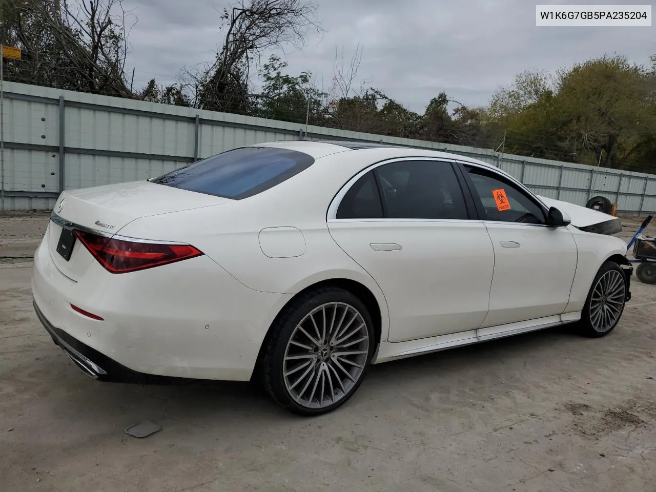 Auction sale of the 2023 Mercedes Benz S klasse , vin: W1K6G7GB5PA235204, lot number: 82112393