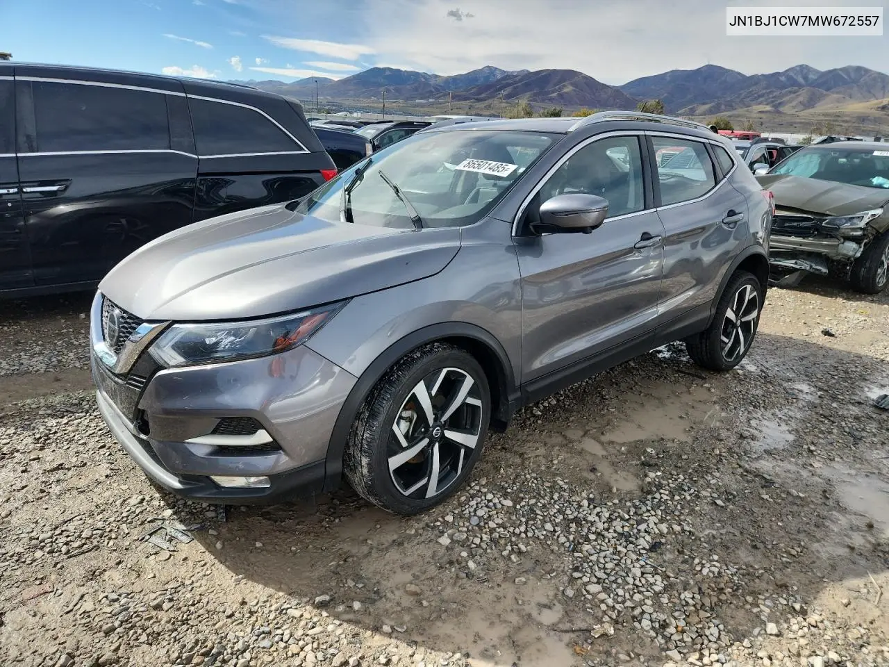 Auction sale of the 2021 Nissan Rogue , vin: JN1BJ1CW7MW672557, lot number: 86501485