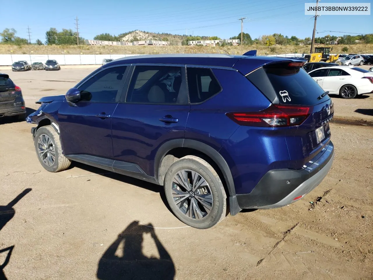 Auction sale of the 2022 Nissan Rogue , vin: JN8BT3BB0NW339222, lot number: 77154164