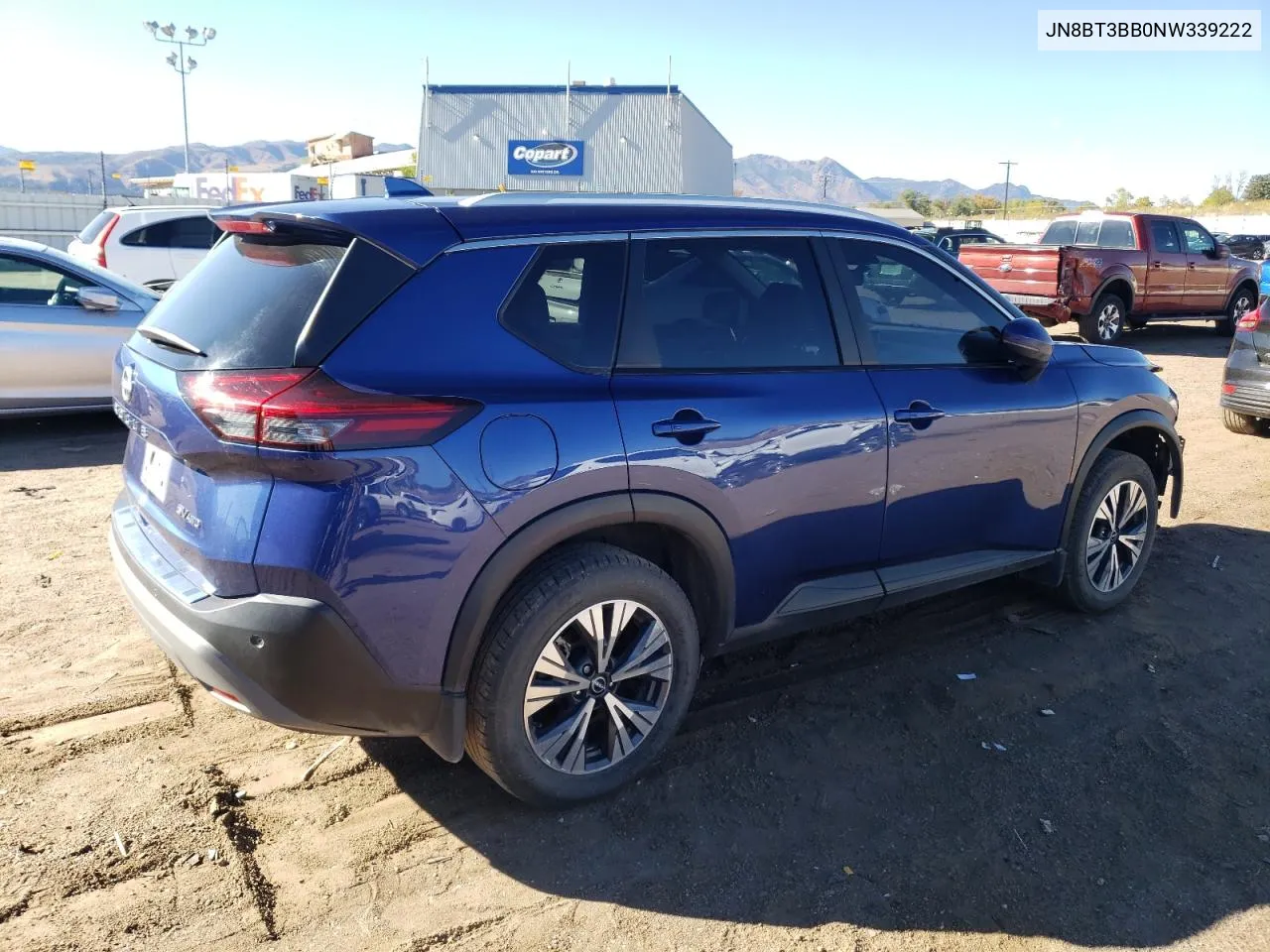 Auction sale of the 2022 Nissan Rogue , vin: JN8BT3BB0NW339222, lot number: 77154164