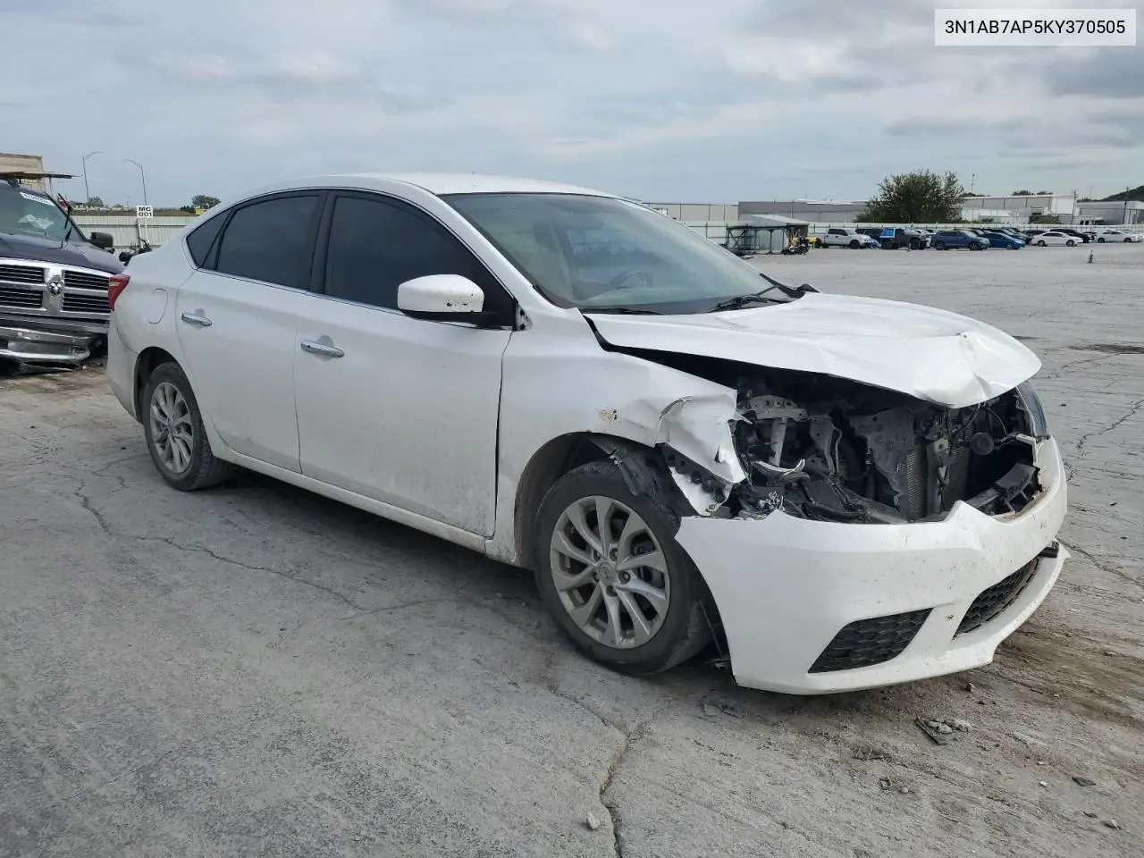 Auction sale of the 2019 Nissan Sentra , vin: 3N1AB7AP5KY370505, lot number: 85815175