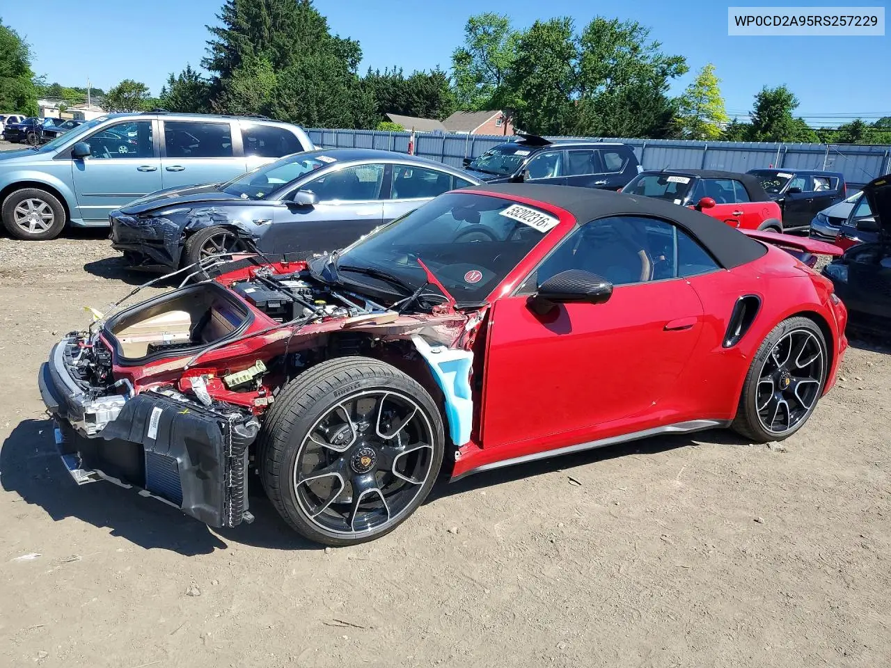 Auction sale of the 2024 Porsche 911 , vin: WP0CD2A95RS257229, lot number: 55202316