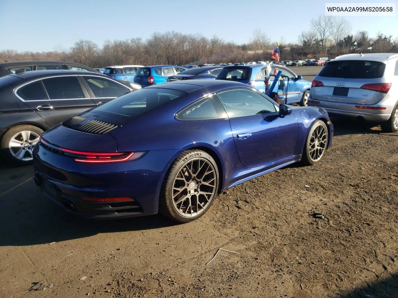 Auction sale of the 2021 Porsche 911 , vin: WP0AA2A99MS205658, lot number: 81368694
