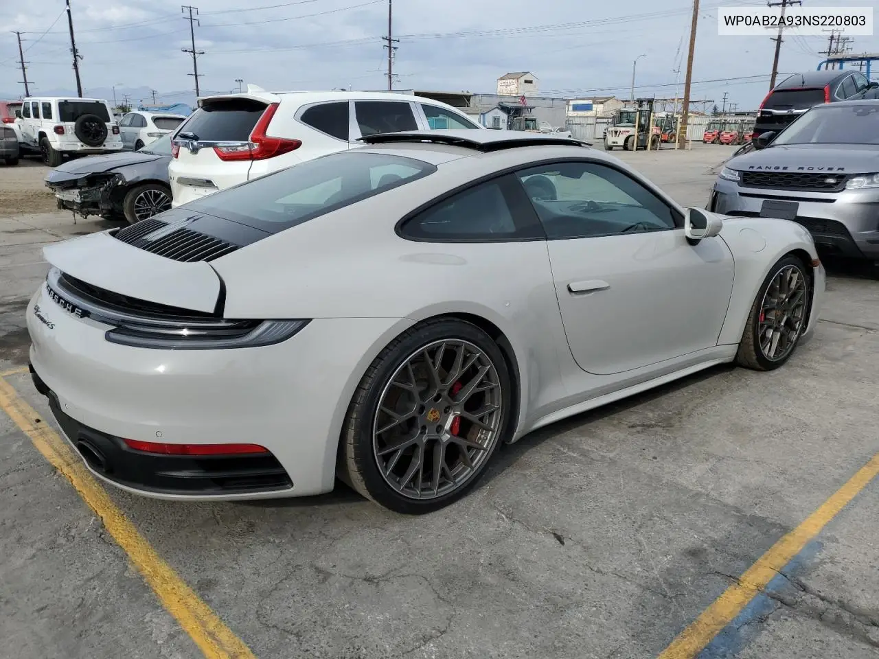 Auction sale of the 2022 Porsche 911 , vin: WP0AB2A93NS220803, lot number: 81446505