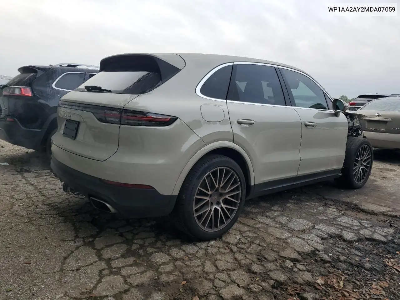 Auction sale of the 2021 Porsche Cayenne , vin: WP1AA2AY2MDA07059, lot number: 67647853