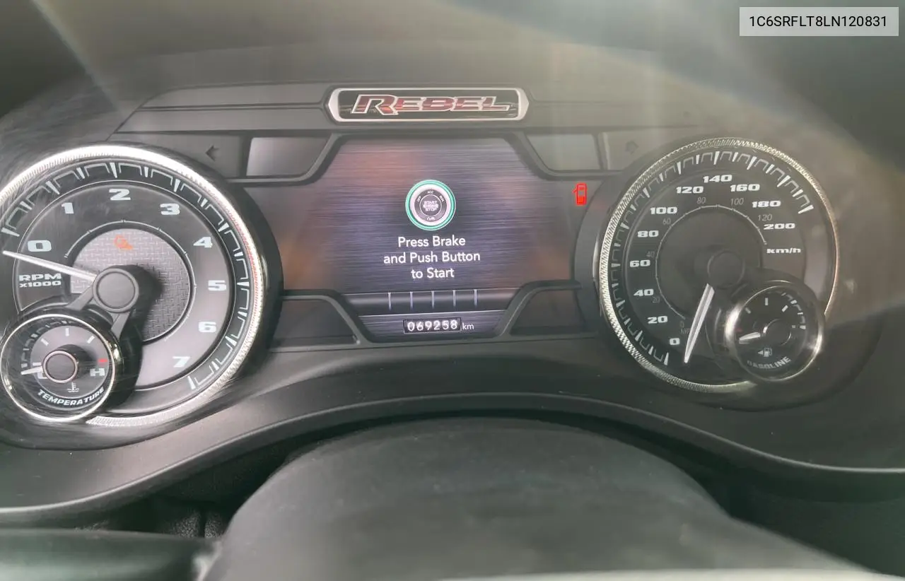 Auction sale of the 2020 RAM 1500 , vin: 1C6SRFLT8LN120831, lot number: 55529085