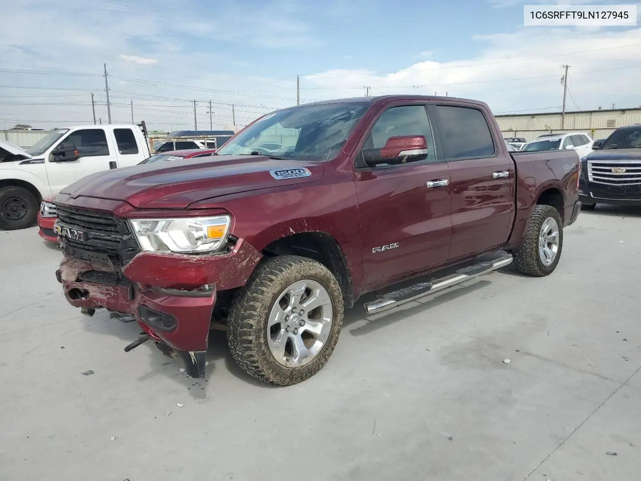 Auction sale of the 2020 RAM 1500 , vin: 1C6SRFFT9LN127945, lot number: 86886655