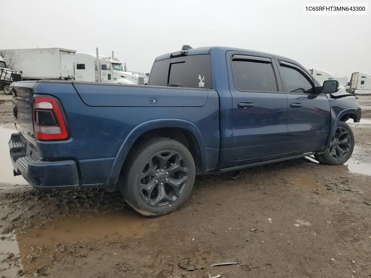 Auction sale of the 2021 RAM 1500 , vin: 1C6SRFHT3MN643300, lot number: 45851955