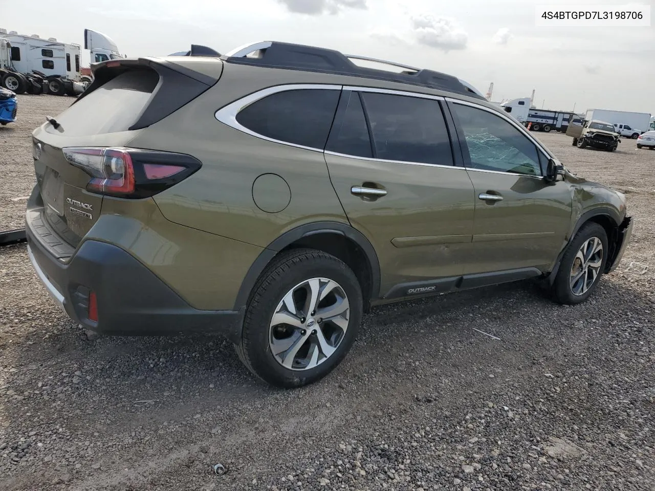 Auction sale of the 2020 Subaru Outback , vin: 4S4BTGPD7L3198706, lot number: 61458134