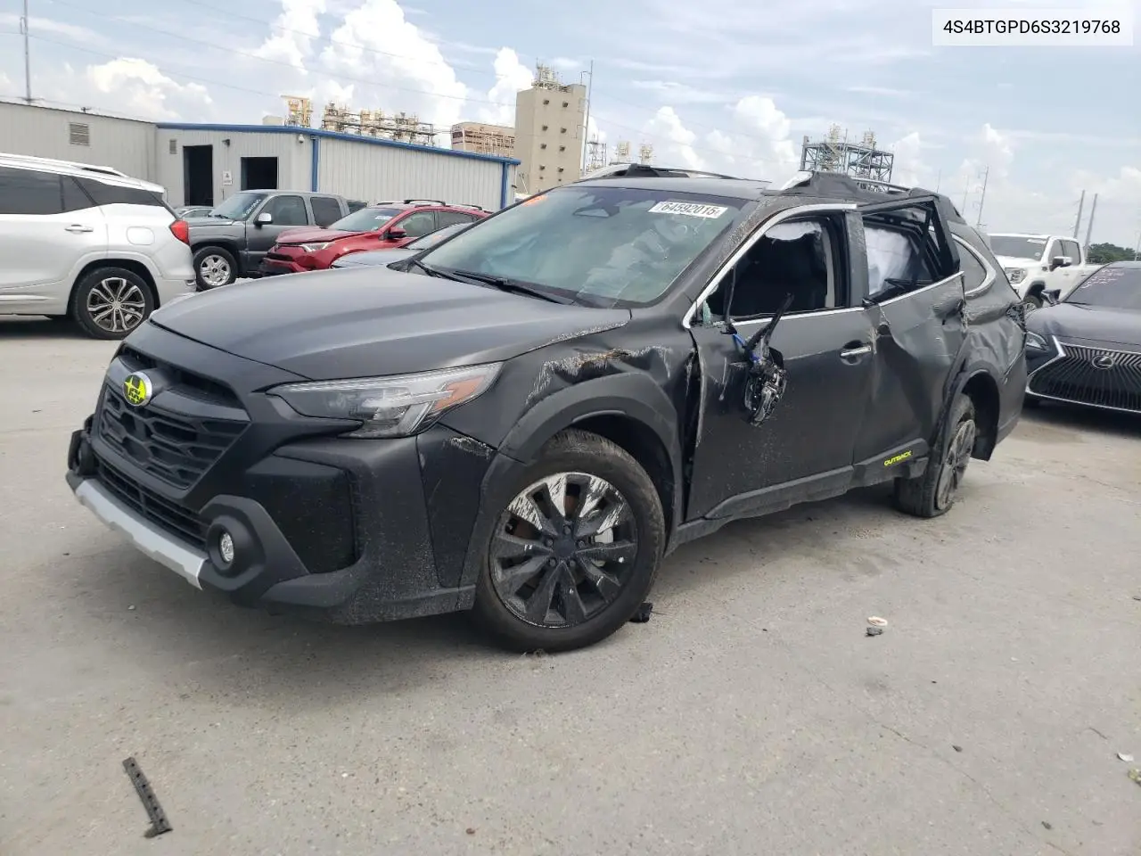 Auction sale of the 2025 Subaru Outback , vin: 4S4BTGPD6S3219768, lot number: 64592015