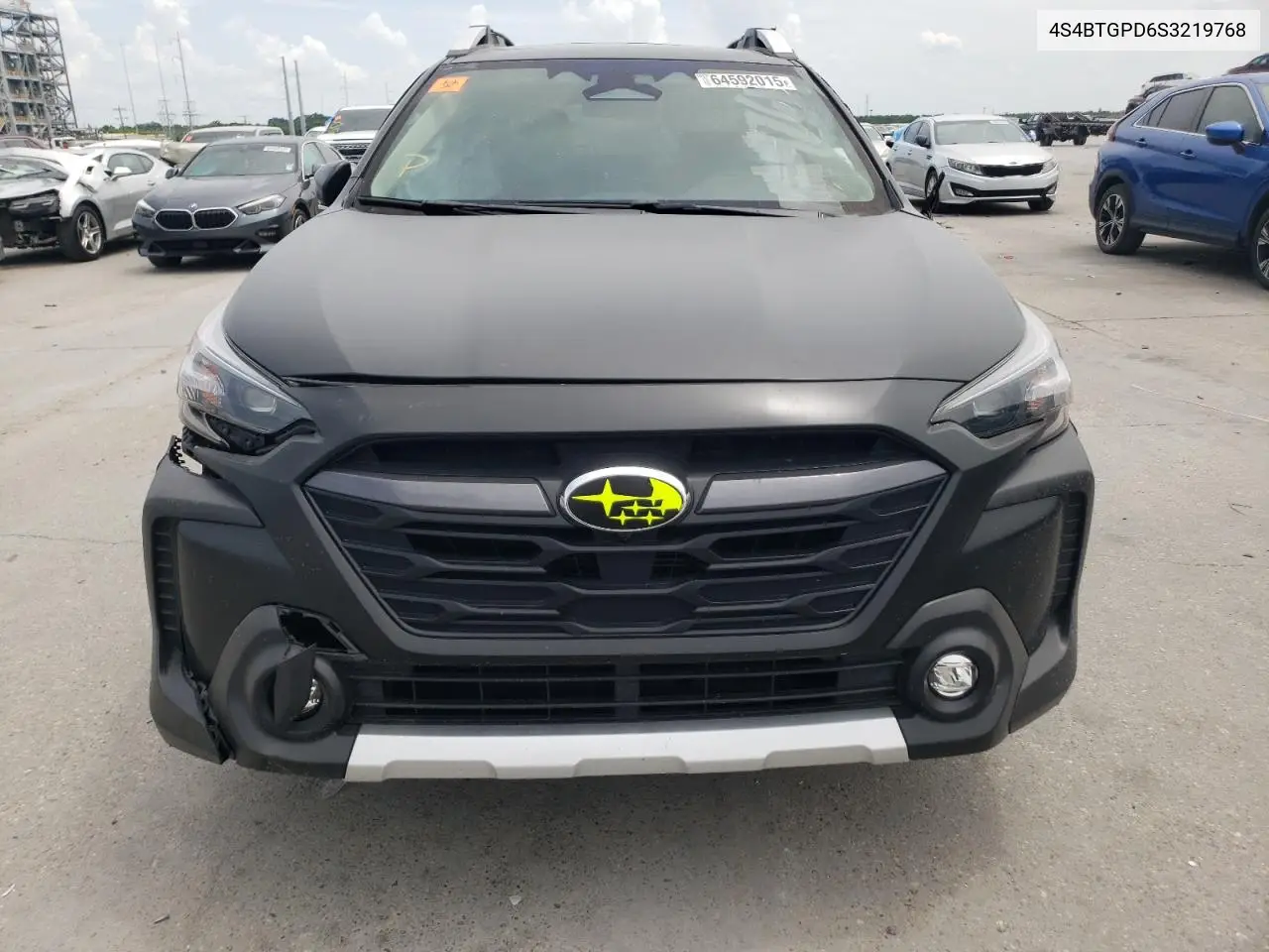 Auction sale of the 2025 Subaru Outback , vin: 4S4BTGPD6S3219768, lot number: 64592015