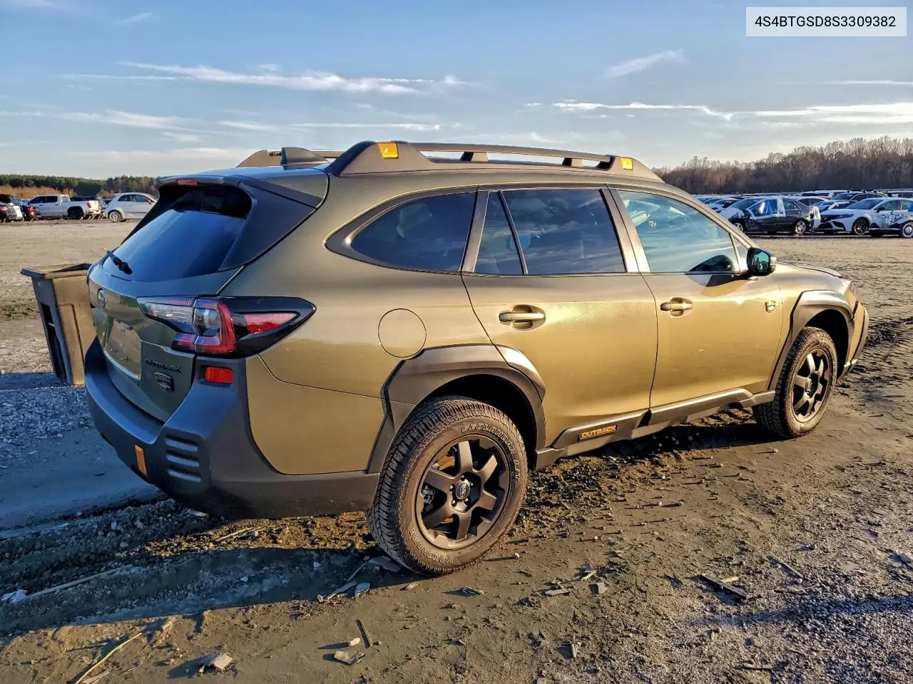 Auction sale of the 2025 Subaru Outback , vin: 4S4BTGSD8S3309382, lot number: 95175815