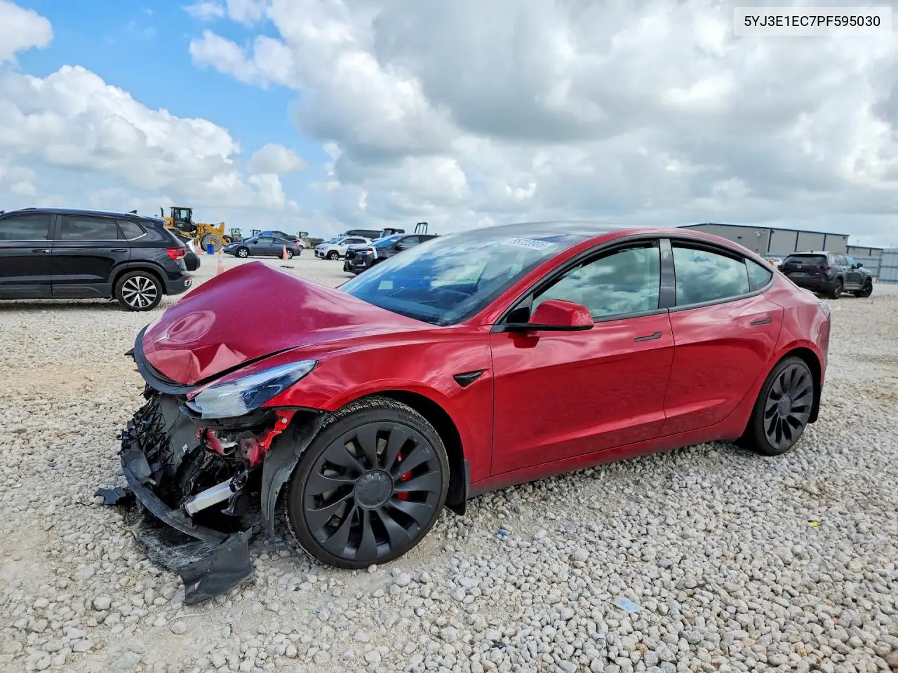 Auction sale of the 2023 Tesla Model 3 , vin: 5YJ3E1EC7PF595030, lot number: 55723906