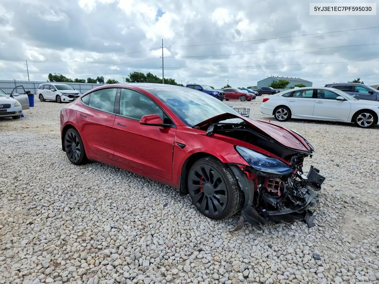 Auction sale of the 2023 Tesla Model 3 , vin: 5YJ3E1EC7PF595030, lot number: 55723906