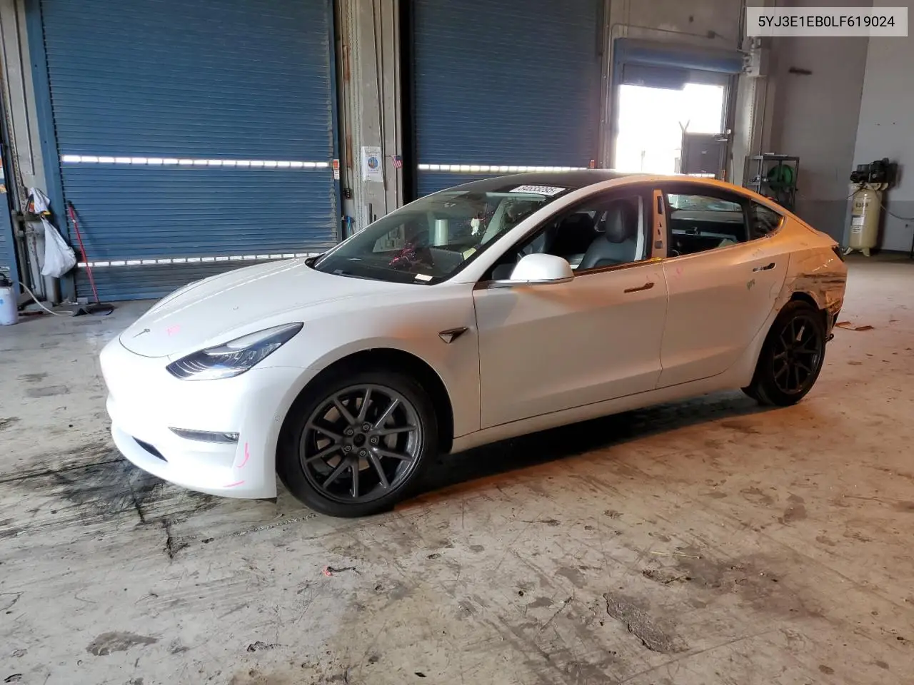 Auction sale of the 2020 Tesla Model 3 , vin: 5YJ3E1EB0LF619024, lot number: 84633295