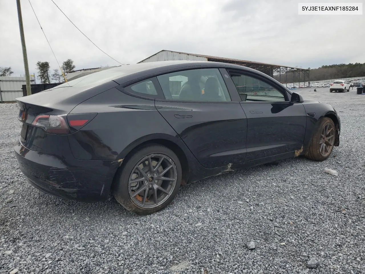 Auction sale of the 2022 Tesla Model 3 , vin: 5YJ3E1EAXNF185284, lot number: 44797774