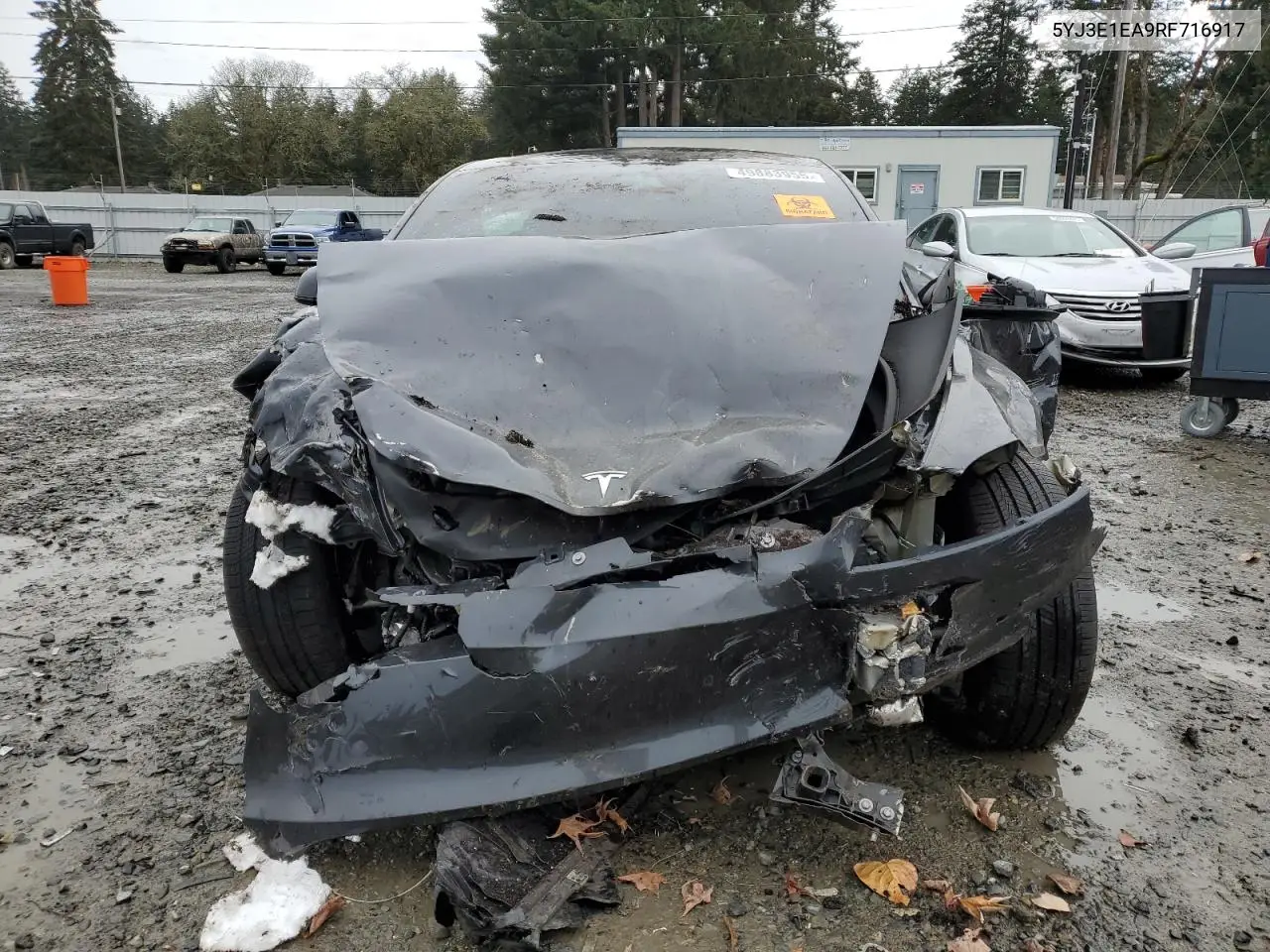 Auction sale of the 2024 Tesla Model 3 , vin: 5YJ3E1EA9RF716917, lot number: 49883955
