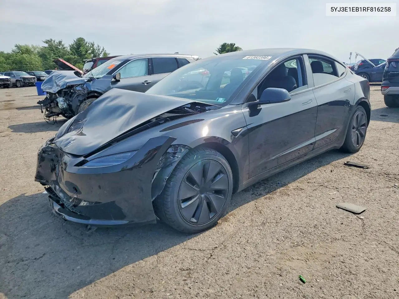 Auction sale of the 2024 Tesla Model 3 , vin: 5YJ3E1EB1RF816258, lot number: 61382396